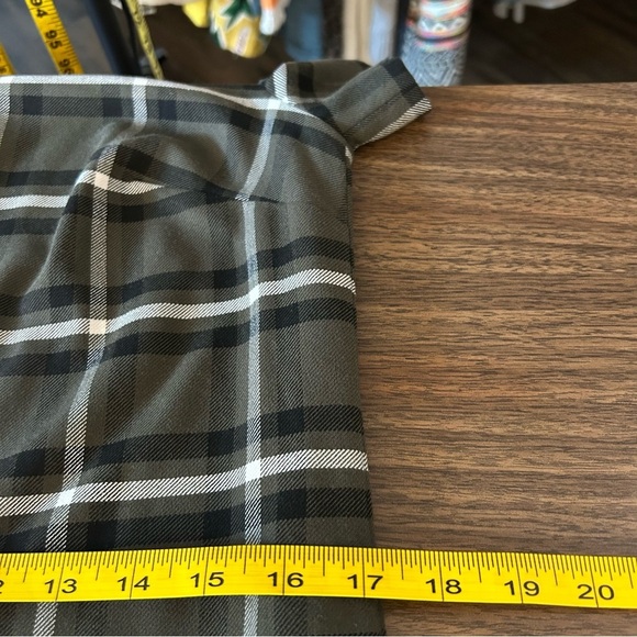 ❤️ Banana Republic Plaid Short Sleeve Dress XS - Picture 10 of 12